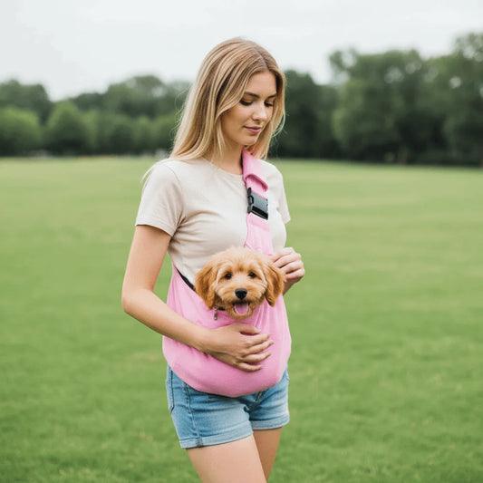 Double-Sided Pet Carrier Shoulder Bag for Cats & Small Dogs | Pawlio™