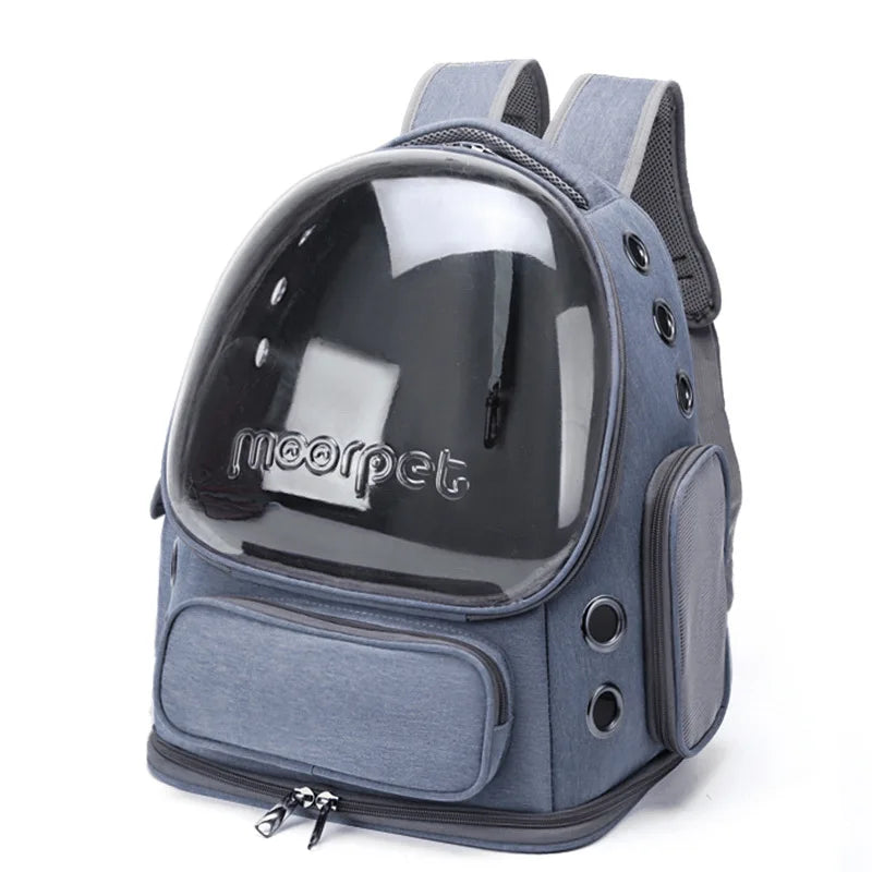 Transparent Pet Carrier Backpack for Cats & Small Dogs | Pawlio™