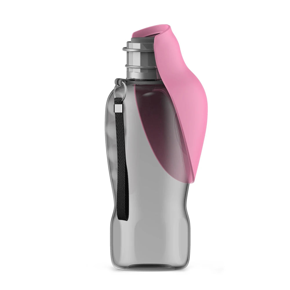 800ml Portable Dog Water Bottle with Built-in Drinking Bowl | Pawlio™