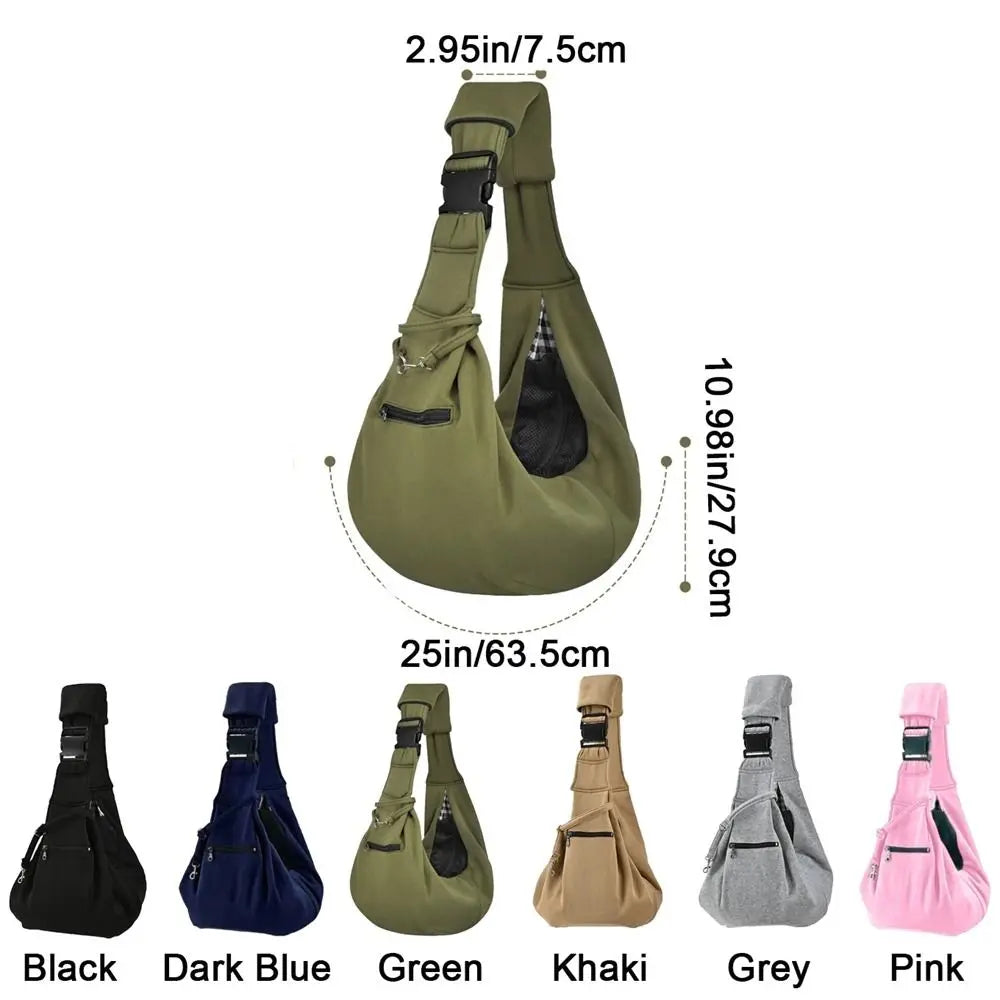 Double-Sided Pet Carrier Shoulder Bag for Cats & Small Dogs | Pawlio™