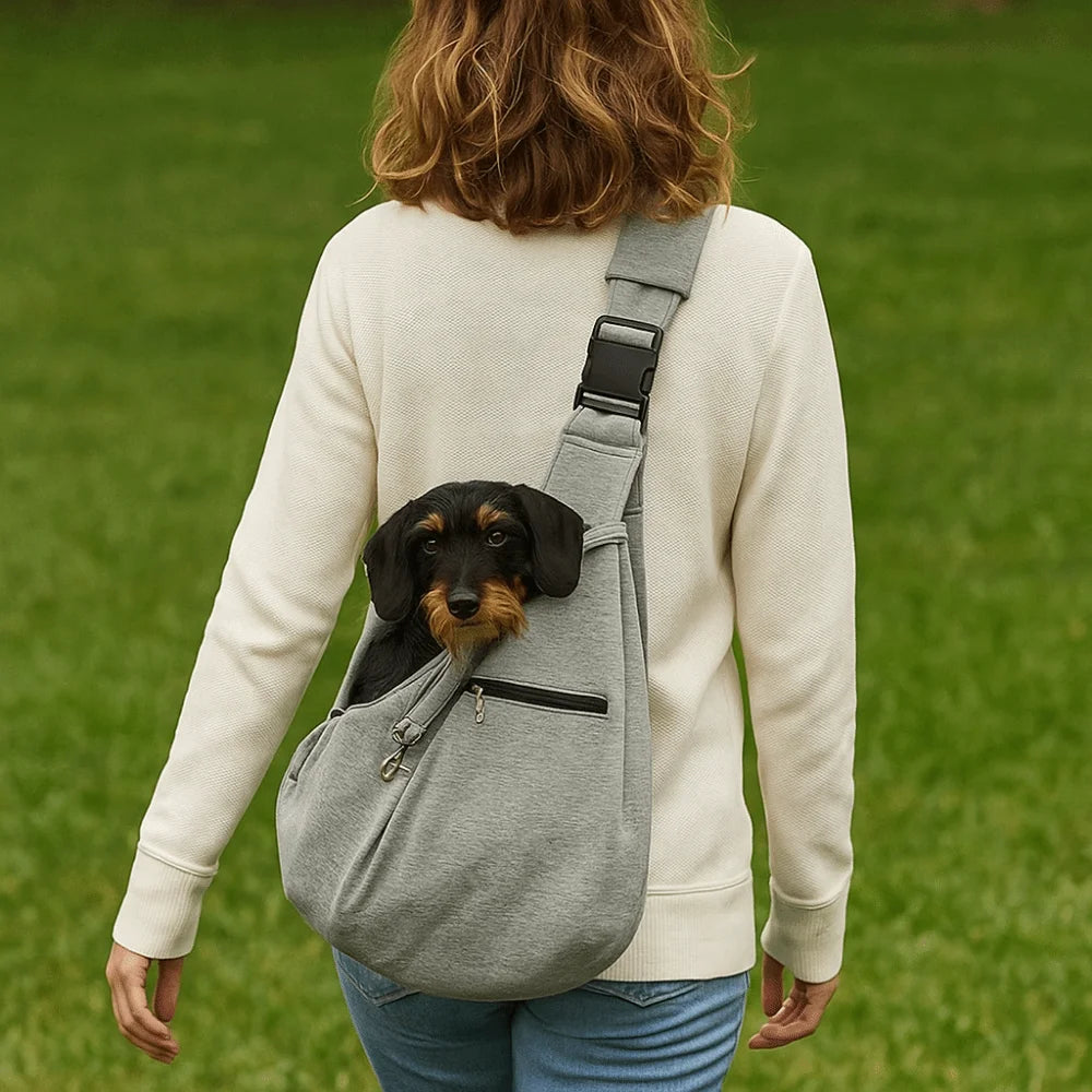 Double-Sided Pet Carrier Shoulder Bag for Cats & Small Dogs | Pawlio™