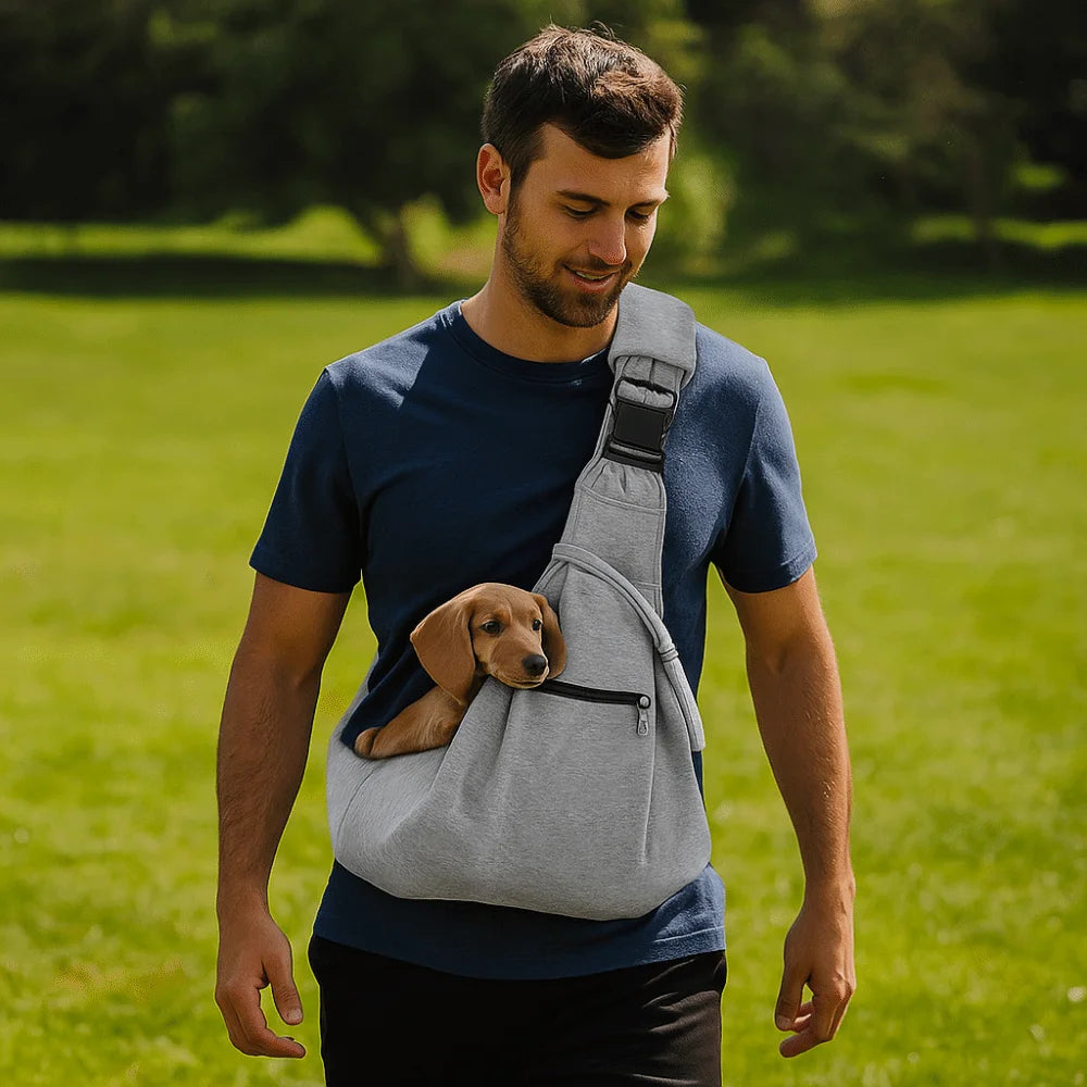 Double-Sided Pet Carrier Shoulder Bag for Cats & Small Dogs | Pawlio™