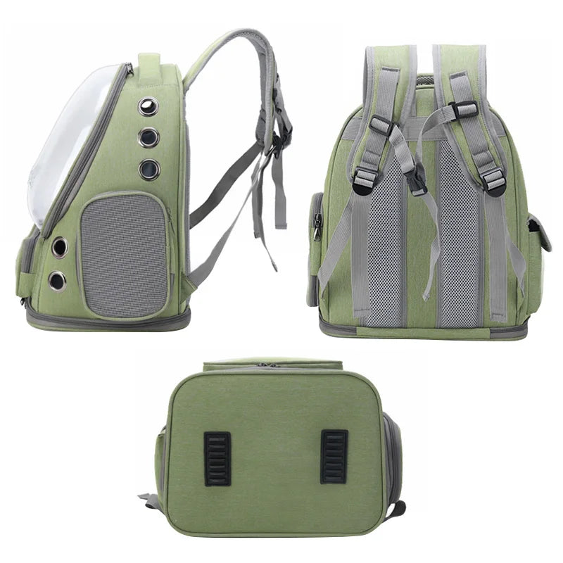 Transparent Pet Carrier Backpack for Cats & Small Dogs | Pawlio™