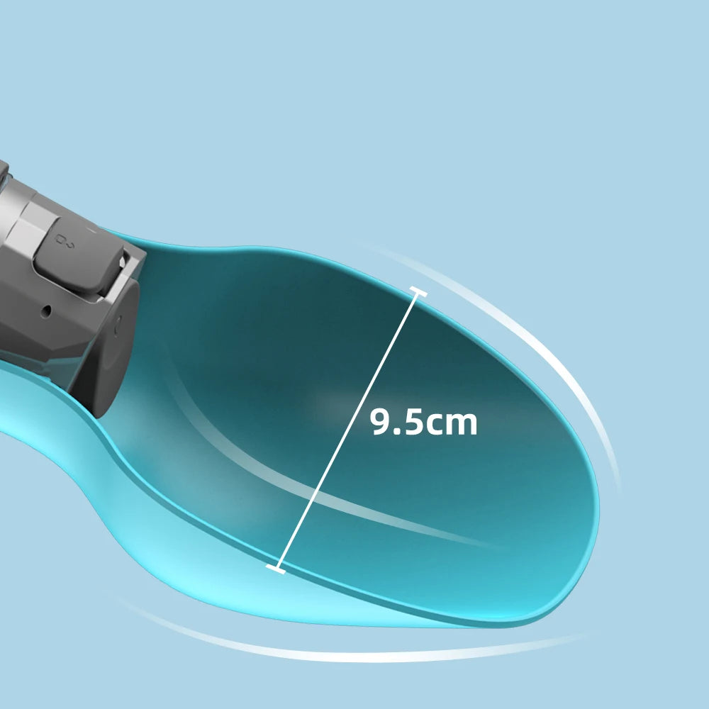 800ml Portable Dog Water Bottle with Built-in Drinking Bowl | Pawlio™