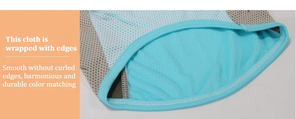 Summer Pet Dog Cooling Vest Quick Dry Pet Clothes Sun Protection Reflective Breathable Cats Outfit For Small Medium Large Dogs
