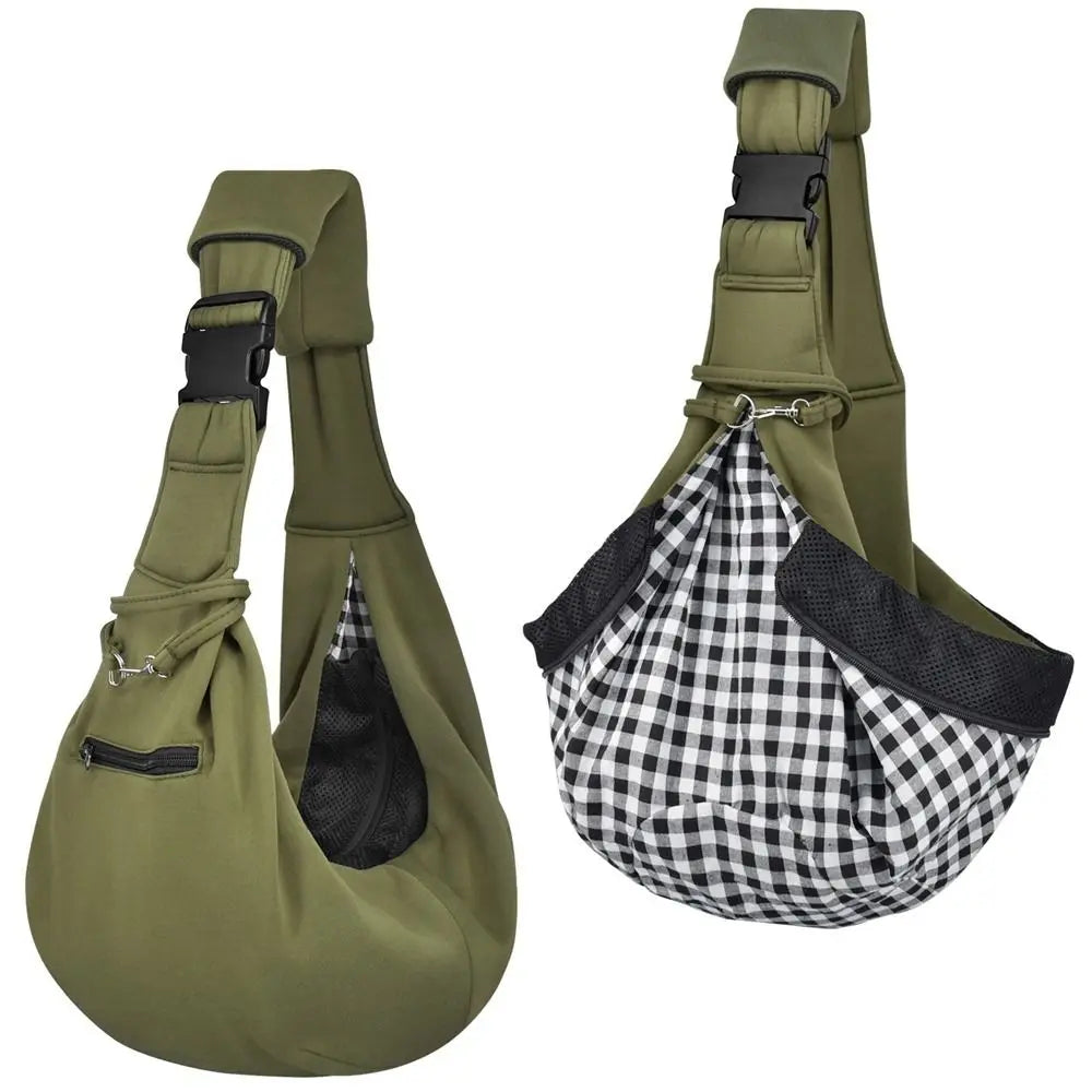 Double-Sided Pet Carrier Shoulder Bag for Cats & Small Dogs | Pawlio™